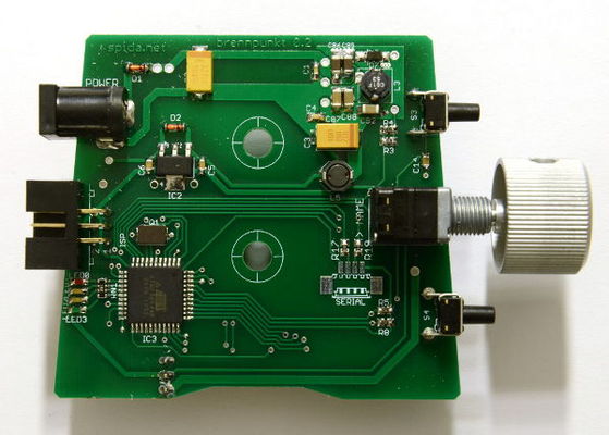Steuerungsplatine mit Bedienelementen